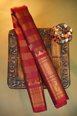 GADWAL PURE SILK HANDLOOM SELF SAREE
