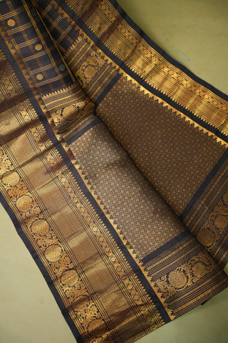 GADWAL PURE SILK HANDLOOM SELF SAREE