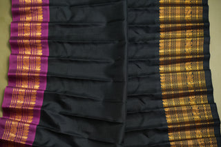 GADWAL PURE SILK GANGA JAMUNA HANDLOOM SAREE
