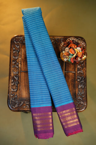 GADWAL PURE COTTON SMALL BORDER SAREE