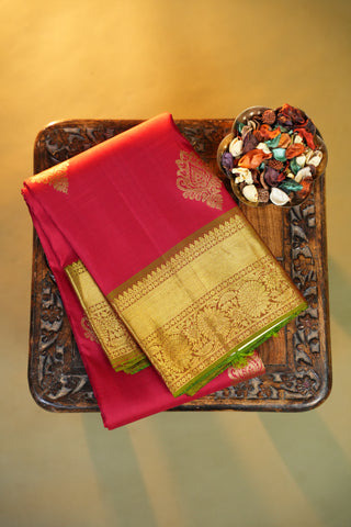 KANCHIPURAM PURE SILK HANDLOOM SAREE