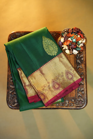 KANCHIPURAM PURE SILK HANDLOOM SAREE