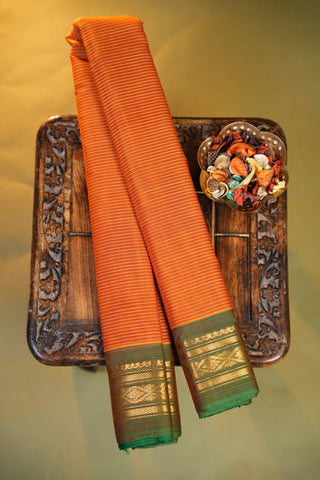 GADWAL PURE COTTON SMALL BORDER SAREE