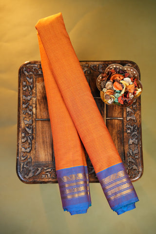 GADWAL PURE COTTON SMALL BORDER SAREE