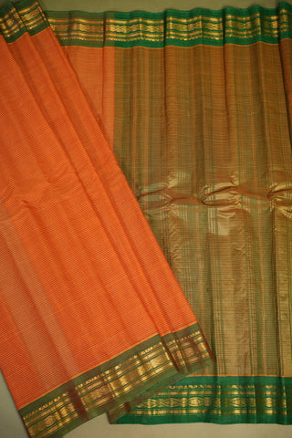 GADWAL PURE COTTON SMALL BORDER SAREE