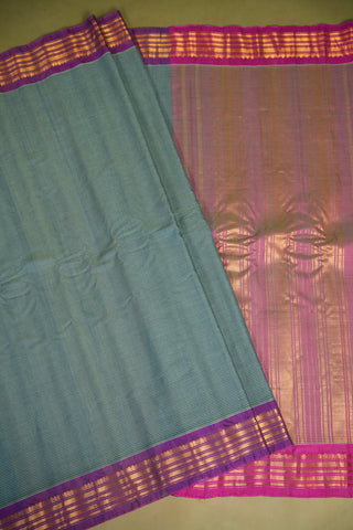 GADWAL PURE COTTON SMALL BORDER SAREE