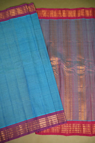 GADWAL PURE COTTON SMALL BORDER SAREE