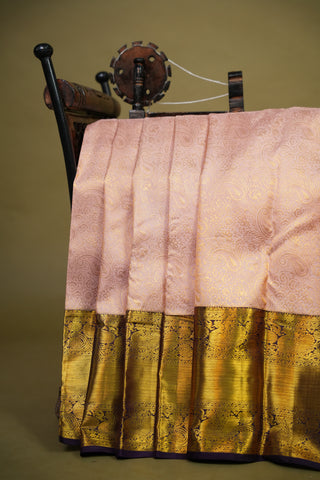 KANCHIPURAM PURE SILK HANDLOOM BROCADE SAREE