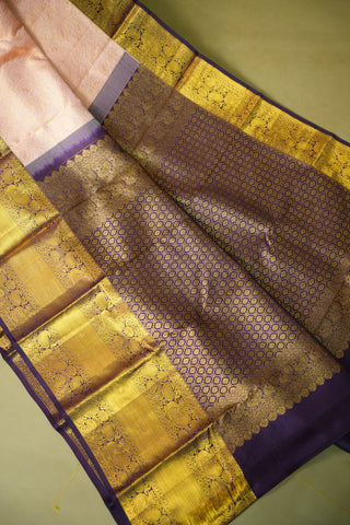 KANCHIPURAM PURE SILK HANDLOOM BROCADE SAREE