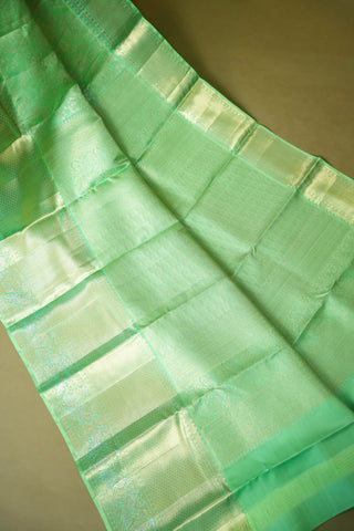 KANCHIPURAM PURE SILK HANDLOOM BROCADE SAREE