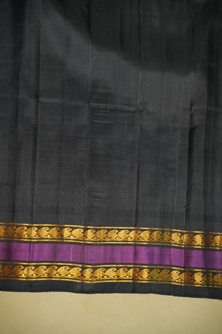 GADWAL PURE SILK GAP BORDER HANDLOOM SAREE