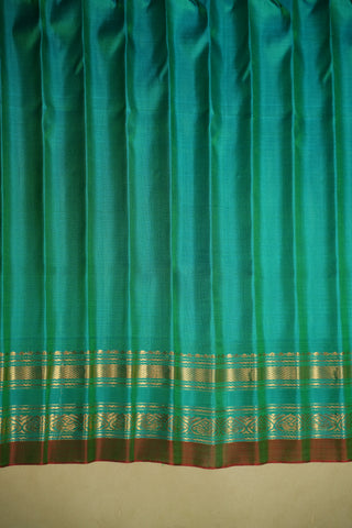 GADWAL PURE SILK GAP BORDER HANDLOOM SAREE