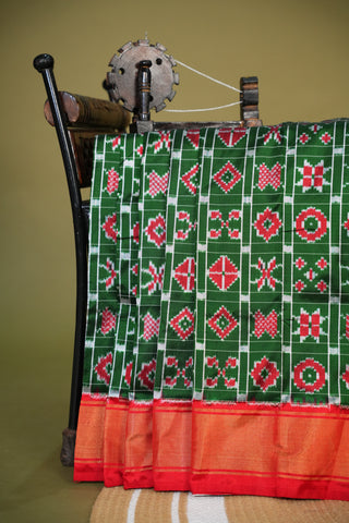POCHAMPALLY PURE SILK HANDLOOM SAREE