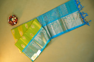 KANCHIPURAM PURE SOFT SILK SAREE