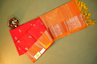 KANCHIPURAM PURE SOFT SILK SAREE