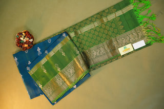 KANCHIPURAM PURE SOFT SILK SAREE