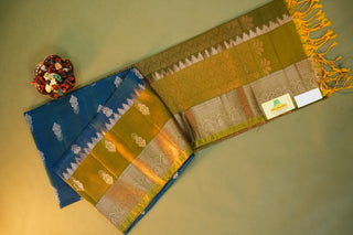 KANCHIPURAM PURE SOFT SILK SAREE