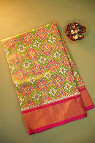 POCHAMPALLY PURE SILK HANDLOOM SAREE