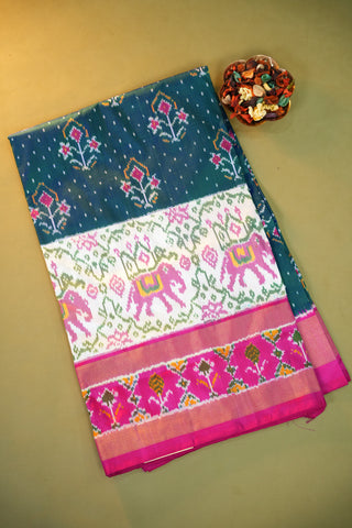 POCHAMPALLY PURE SILK HANDLOOM SAREE