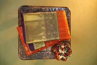 KANCHIPURAM TRADITIONAL SILK HANDLOOM SAREE