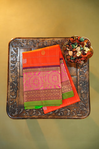 GADWAL PURE SILK HANDLOOM DUPATTA