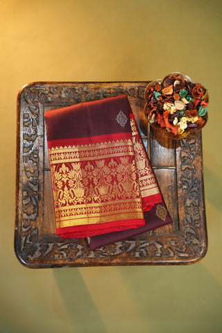 GADWAL PURE SILK HANDLOOM DUPATTA