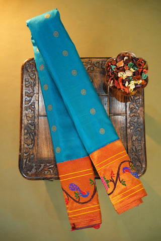 GADWAL PURE SILK PAITHANI HANDLOOM SAREE