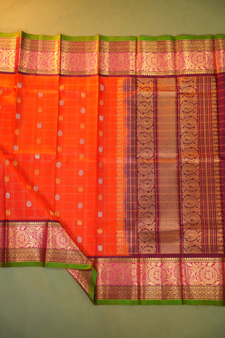 GADWAL PURE SILK HANDLOOM DUPATTA