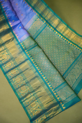 GADWAL PURE SILK CHECKS HANDLOOM SAREE