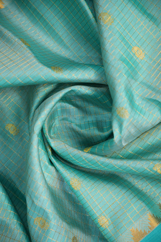 GADWAL PURE SILK CHECKS HANDLOOM SAREE