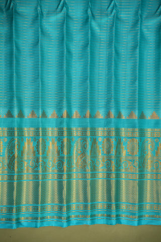 GADWAL PURE SILK CHECKS HANDLOOM SAREE