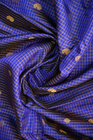 GADWAL PURE SILK CHECKS HANDLOOM SAREE