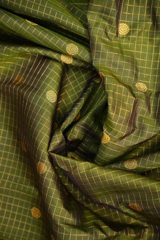 GADWAL PURE SILK CHECKS HANDLOOM SAREE