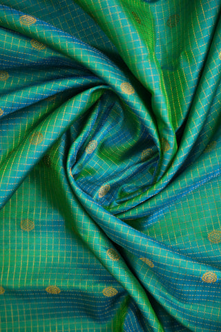 GADWAL PURE SILK CHECKS HANDLOOM SAREE