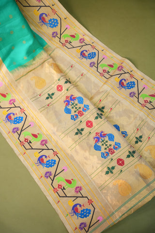 GADWAL PURE SILK PAITHANI HANDLOOM SAREE