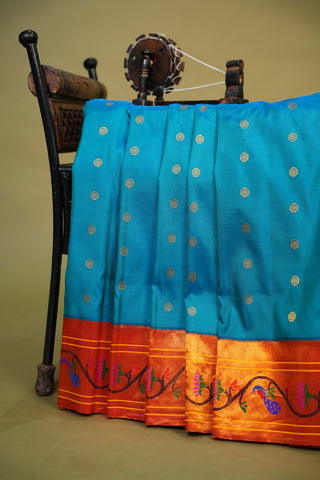 GADWAL PURE SILK PAITHANI HANDLOOM SAREE