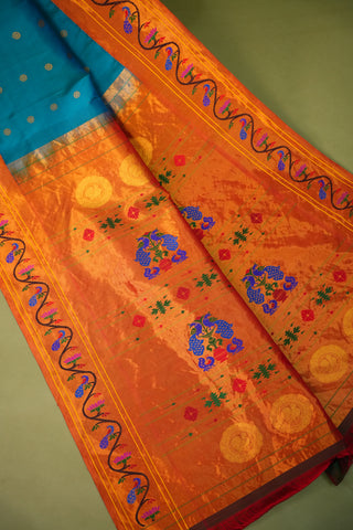 GADWAL PURE SILK PAITHANI HANDLOOM SAREE