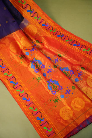 GADWAL PURE SILK PAITHANI HANDLOOM SAREE