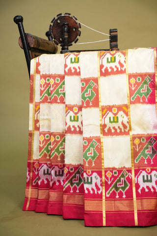 POCHAMPALLY PURE SILK HANDLOOM SAREE