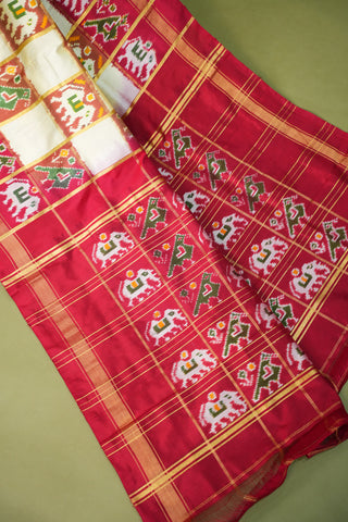 POCHAMPALLY PURE SILK HANDLOOM SAREE