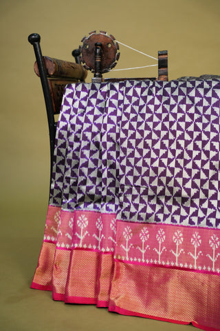 POCHAMPALLY PURE SILK HANDLOOM SAREE