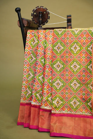 POCHAMPALLY PURE SILK HANDLOOM SAREE