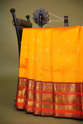 KANCHIPURAM TRADITIONAL SILK HANDLOOM SAREE