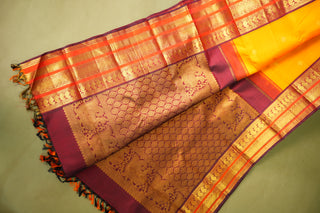 KANCHIPURAM TRADITIONAL SILK HANDLOOM SAREE