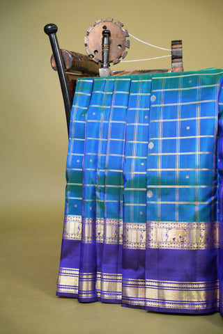 KANCHIPURAM TRADITIONAL SILK HANDLOOM SAREE