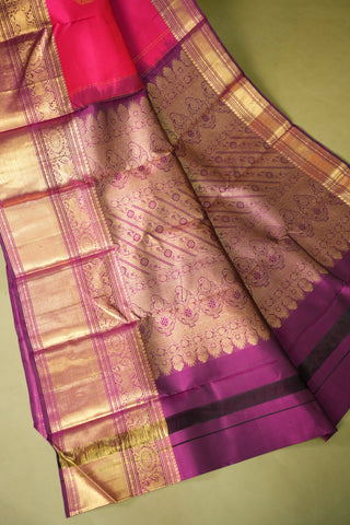 KANCHIPURAM TRADITIONAL SILK HANDLOOM SAREE