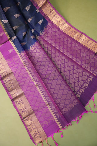 KANCHIPURAM PURE SOFT SILK SAREE