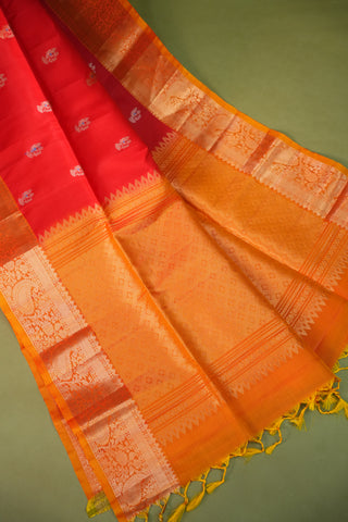 KANCHIPURAM PURE SOFT SILK SAREE