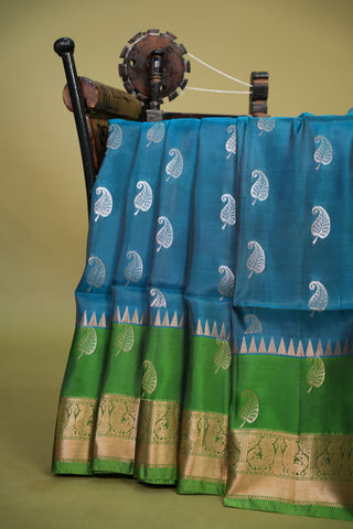 KANCHIPURAM PURE SOFT SILK SAREE
