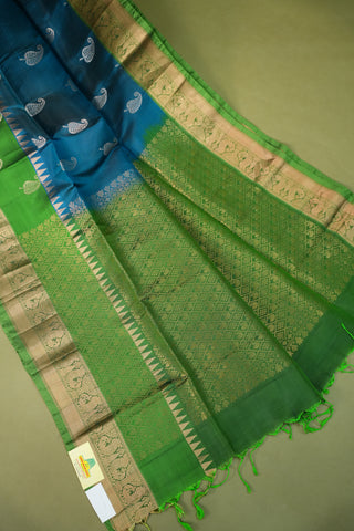 KANCHIPURAM PURE SOFT SILK SAREE